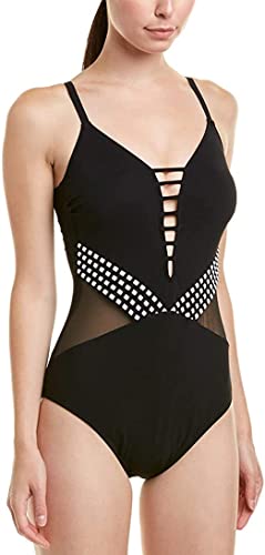 Profile by Gottex Women Hollywood Cut-Out Mesh One-Piece Swimsuit
