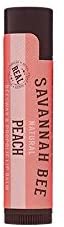 Savannah Bee Company Peach Organic Beeswax Lip Balm, 1 Stick - forENVY