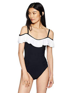 Profile by Gottex Tutti Frutti  Standard Off The Shoulder One Piece Swimsuit - forENVY