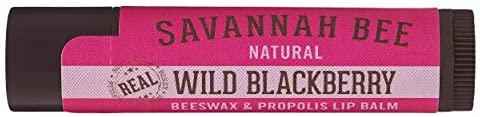 Savannah Bee Company Wild BlackBerry Organic Beeswax Lip Balm - forENVY