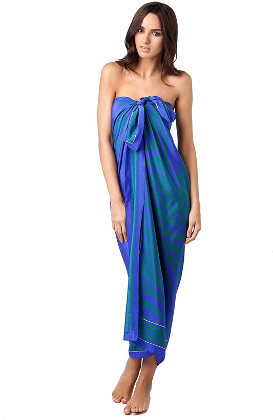 Gottex Garden of Eden Silk Skirt Swimsuit Cover-Up-100% Silk – forENVY