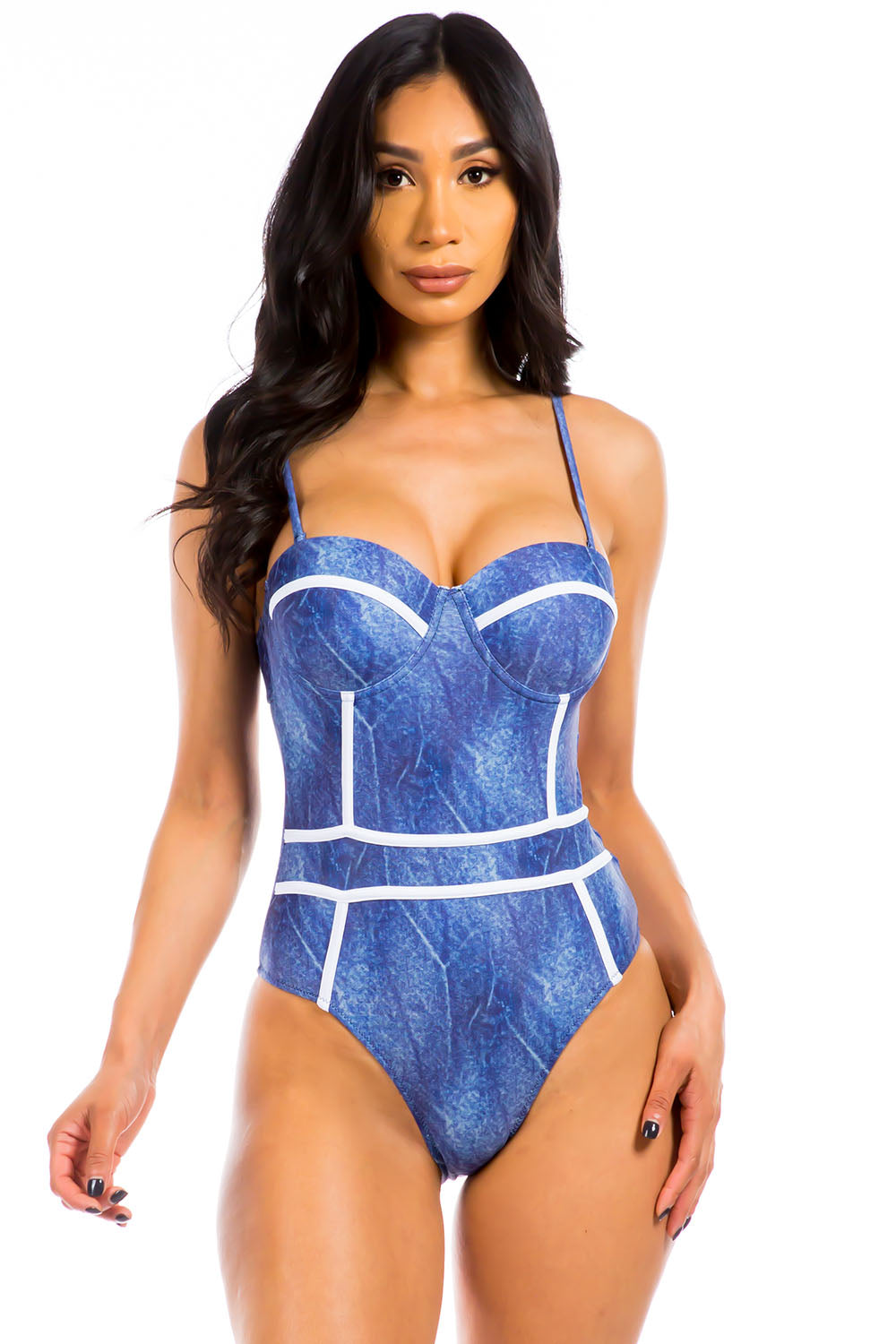 Fast Track Bandeau One Piece Swimsuit - forENVY