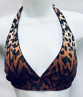 Profile by Gottex Leopard Haler Bikini Top - forENVY