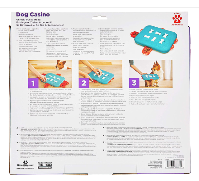 Nina Ottosson by Outward Hound Dog Casino Interactive Treat Puzzle