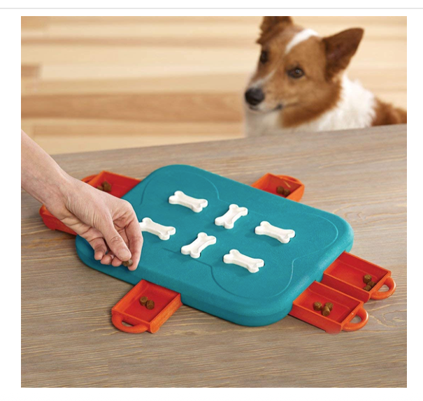 Outward Hound Smart Interactive Treat Puzzle Dog Toy, Orange, One-Size 