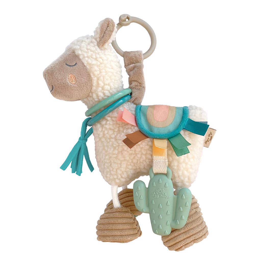 Itzy Ritzy - Link & Love™ Llama Activity Plush with Teether Toy - forENVY